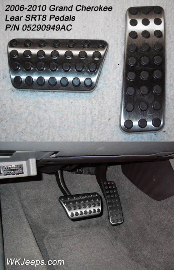 Jeep WK Grand Cherokee SRT8 Racing Pedals by Lear JeepSpecs