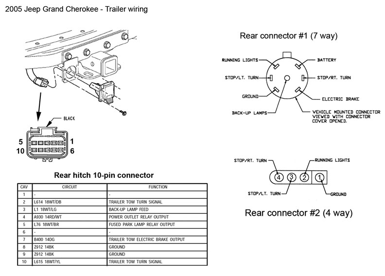 Jeep WK Grand Cherokee Trailer Towing System 