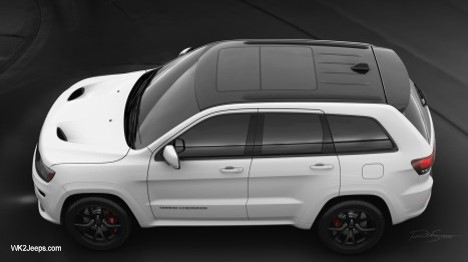White jeep grand sales cherokee with black roof